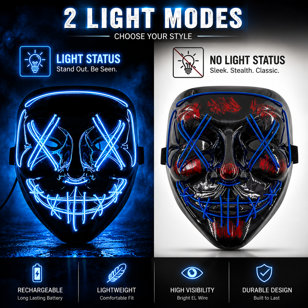 Halloween Glow Mask