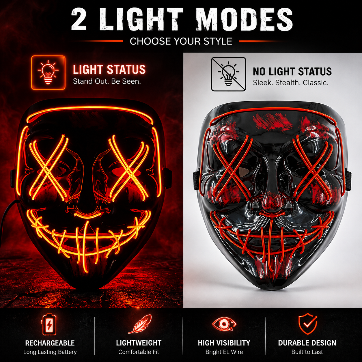 Halloween Glow Mask
