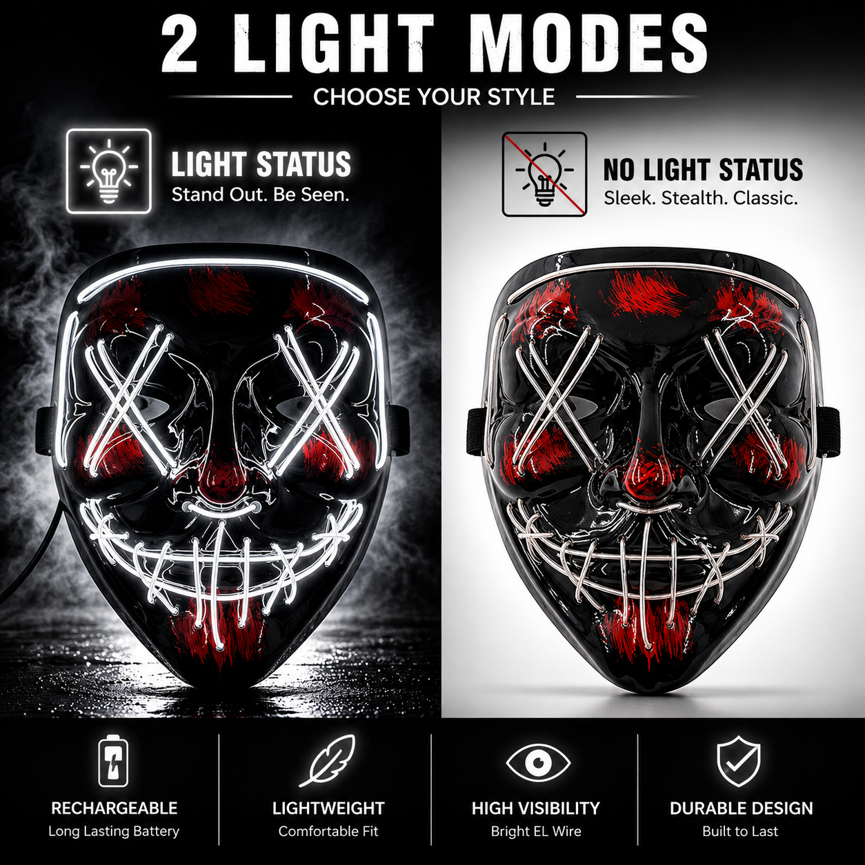 Halloween Glow Mask